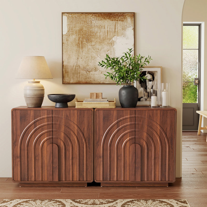 Armoire d'appoint 2 portes, Noyer