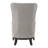 Caistor Upholstered Wingback Chair with Ottoman-306395787