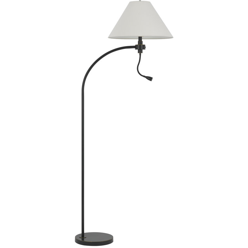 Lyeland 67.5'' Arched Floor Lamp, Black