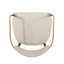 2 en brun beige - moderne, structure en fer hauteur de 42 po en cuir l 22,48 po x P 20,97 po x H 42,17 po