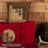 Tea Cabin Quilted Cotton Reversible Throw Pillow