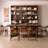 Tan Rectangular Solid Wood Butterfly Leaf  Dining Table-107659921