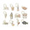 Summer 12-Piece Mini Ornament Set
