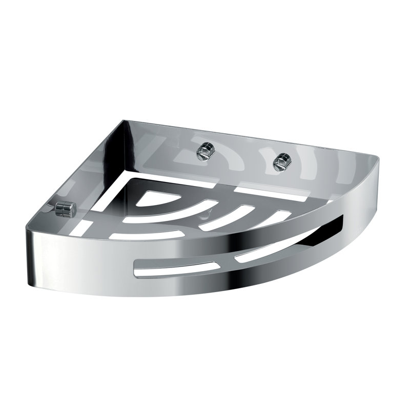Tindall Drill / Screw Stainless Steel Shower Basket, Chrome