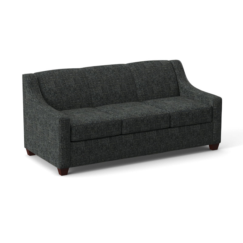Phillips 76" Sofa Bed with Reversible Cushions, Empire Mahogany, Connelly Crow, Innerspring