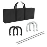 Trademark Games Metal Horseshoes with Carrying Case