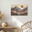 «Gallery Wrap», art mural sur toile pour le salon, la chambre à coucher, le bureau ou le vestibule - décoration murale décorative avec fleur de montagne-129335735-129335737
