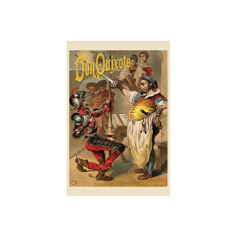 « don quixote » par cervantes rétro