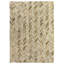 Natural Hide Cowhide Chevron Area Rug in Silver-25307052