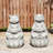 Outdoor Sculptural Fountain with Lights