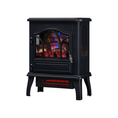 Duraflame 3D Black Infrared Electric Fireplace Stove