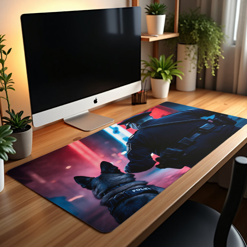 Polyester Desk Pad, 14.4x12.1