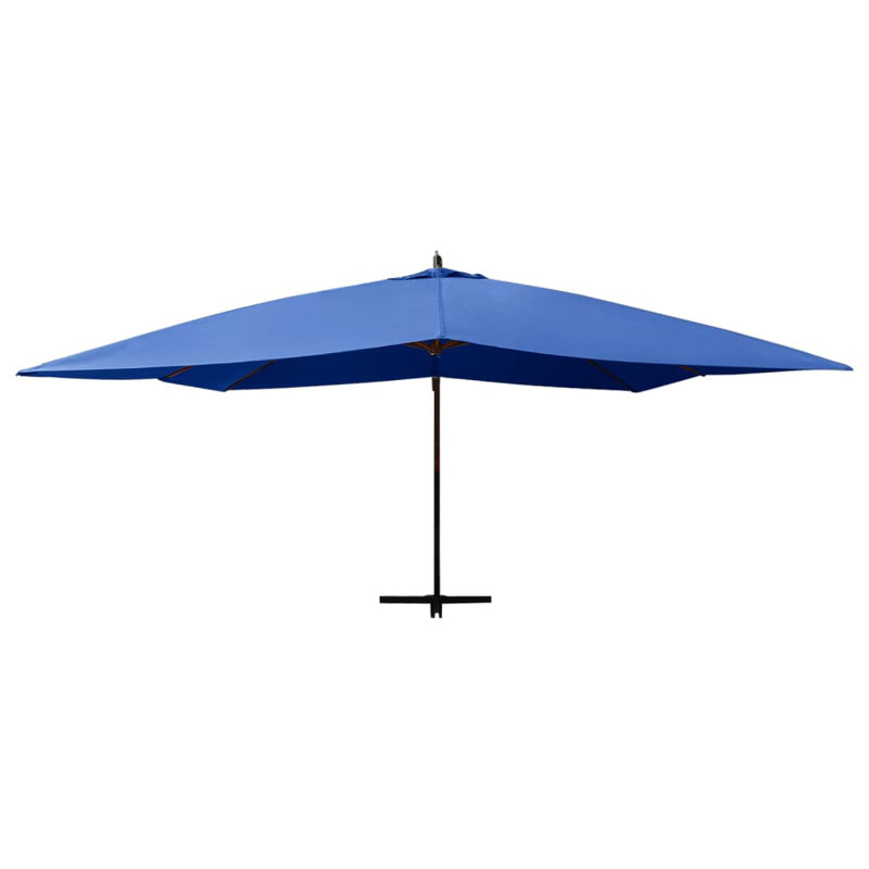 Parasol de jardin en porte-à-faux, Bleu
