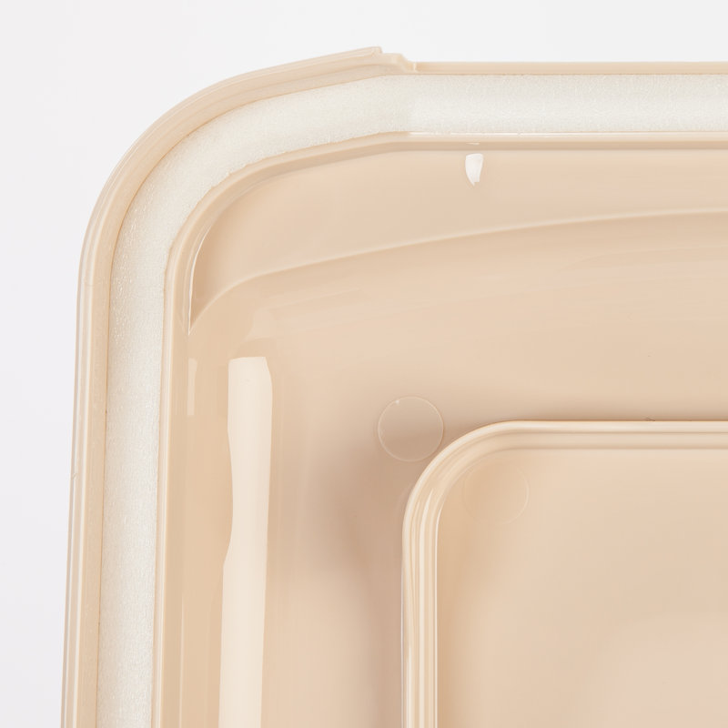 IRIS 200oz. Food Storage Container, Almond