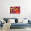 Carrés avec cercles concentriques par Wassily Kandinsky - impression sans cadre-1515543687