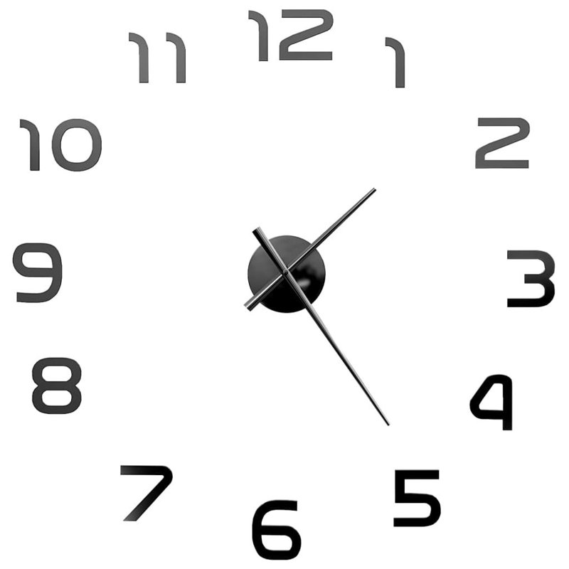 Gilchrist Metal Wall Clock, Black