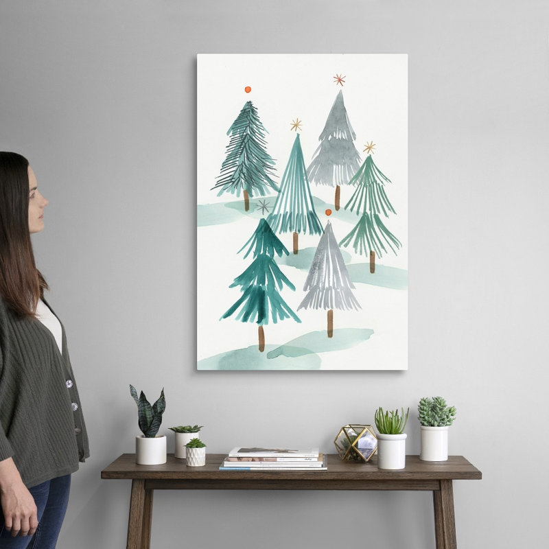 Ornement d'arbre I - reproduction d'art sur toile, Toile tendue, H 36 po x l 24 po x P 1,25 po