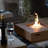 Square Concrete Propane Smokeless Fire Pit Table