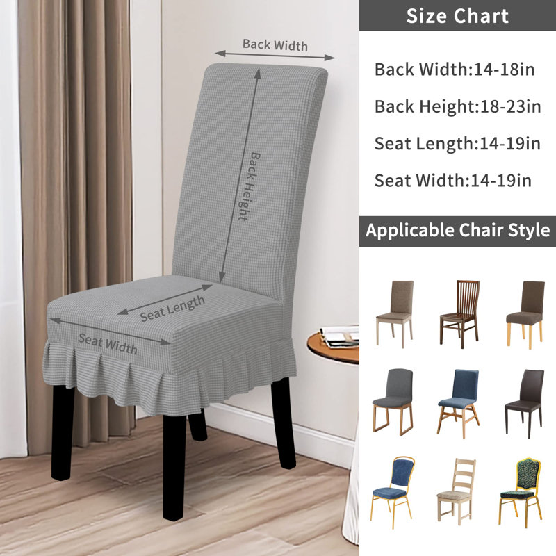 Housse extensible pour chaise de salle à manger