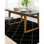 Tapis contemporain noir et argent Etowah-365332852