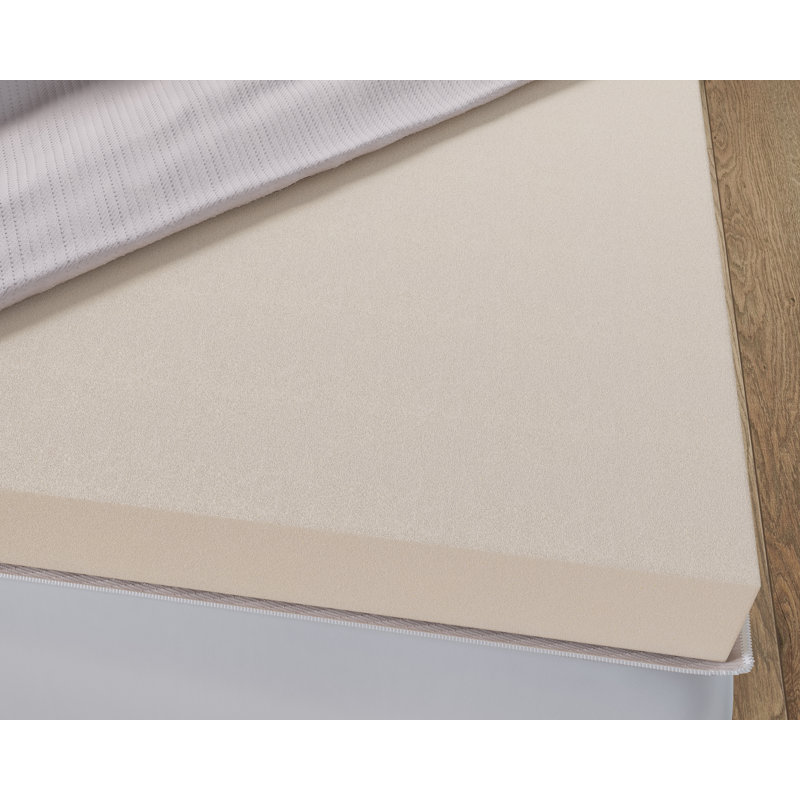 Tynemouth Memory Foam Mattress Topper With Zip Cover, Small Double (4')