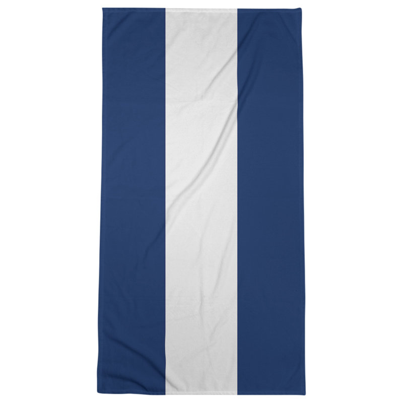 Edmonton Lightweight Bath Towel, Orange/White/Orange, Microfiber