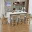 Terron 360° Swivel Barstool with Solid Wood Legs-117276413-114466690