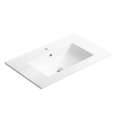 48" Bathroom Vanity Ceramic Sink