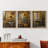 Floral Study  Series  CLXIX  -Set Of 3 Framed Giclee Prints -Ready to Hang-1526493587-1526493589