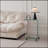 C-shaped Clear Tempered Glass Side & End Table, Versatile and Stylish for Any Space