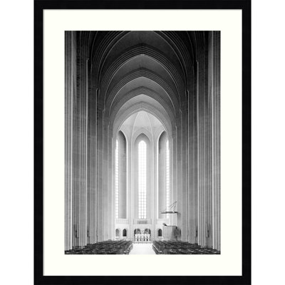 «Architecture 4» par Design Fabrikken, impression sur bois encadrée