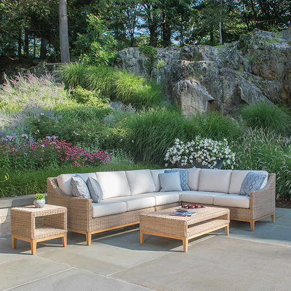 Frances Outdoor 2 - Seat Loveseat, Canvas Rain, Frances Willow