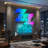 Dynamic Effects Smart Hexagon Panels,Set Of 20 Triangular Light Panels; Smart Led Wall Lamps Compatible With App And Remote Control