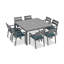 Pacifica Outdoor 9 - Piece Dining Set with Cushions-898008367-898008360