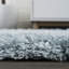 Tapis turquoise à poils longs Anttwan-187322339