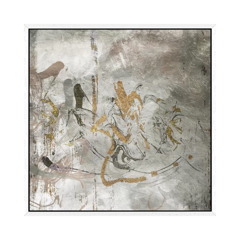 Get Lost Neutral by Mlli Villa - Print on Canvas, 66.04cm H x 66.04cm W x 3.81cm D, White Floater Framed