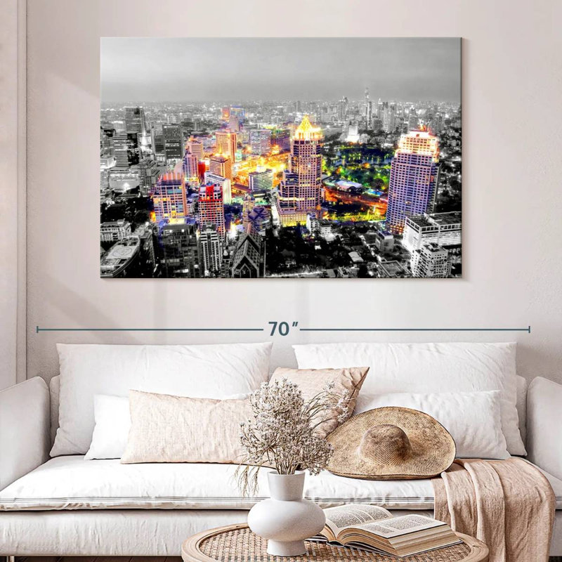Sirci, ville de la ville de Lumières Pop, H 34 po x l 51 po