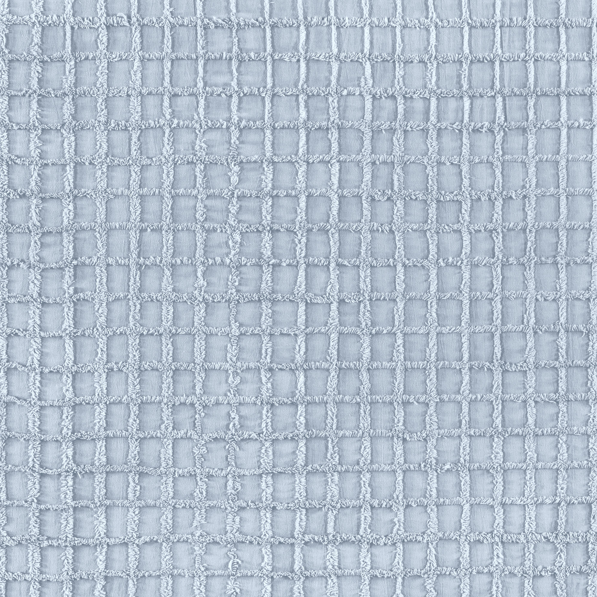 Carter Duvet Cover Set, Queen Duvet Cover + 2 Shams, Powder Blue