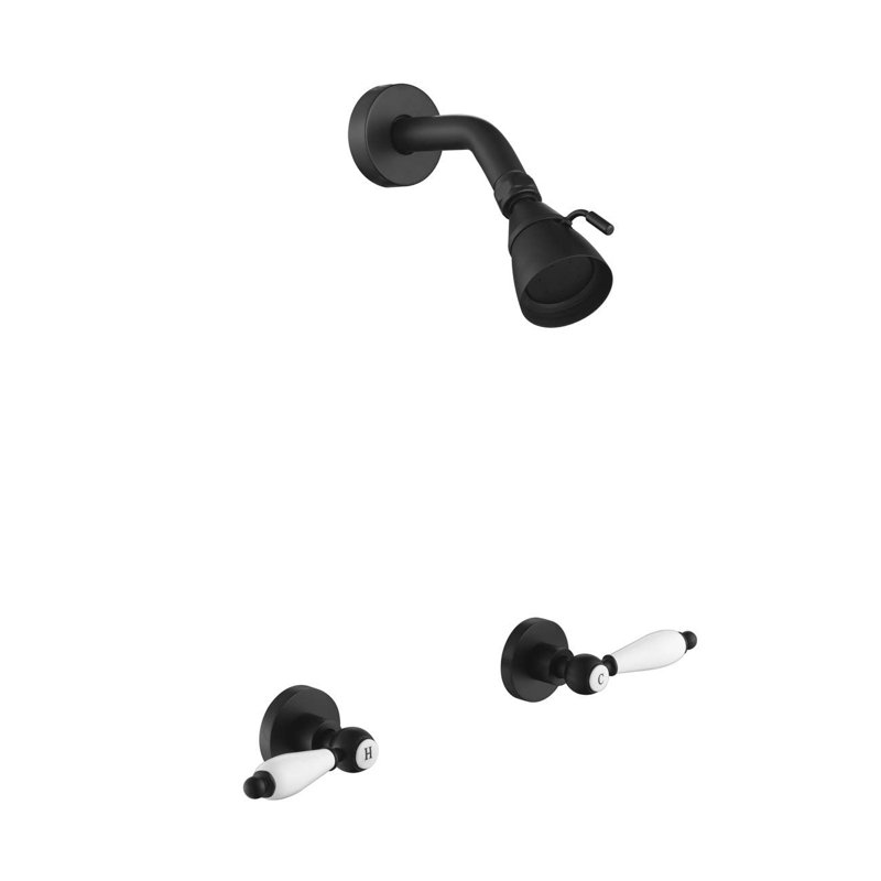 All-In-One Kit with Rough in-Valve, Matte Black