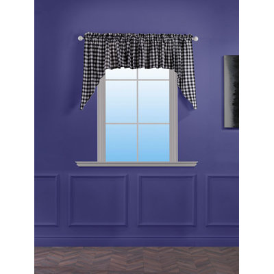 Rideau de café pointu Gingham