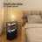 Narrow Side Table With Charging Station, Storage Bag, And Space-Saving Design