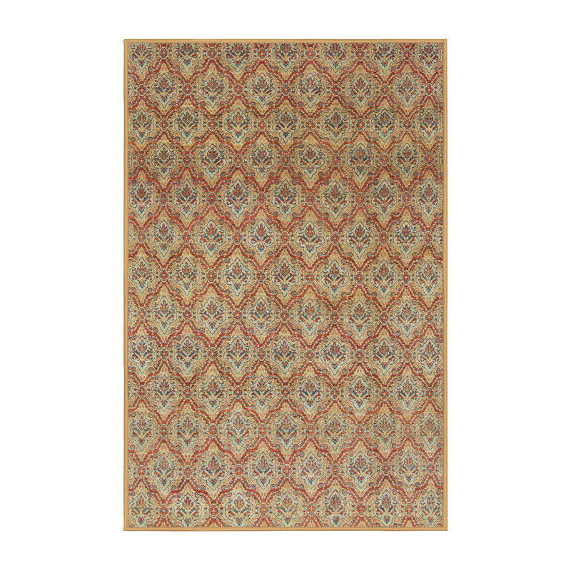Abstract Indoor Rug, Rectangle 5' x 7'