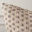 Oreiller Zahara 20X20 en naturel / noir
