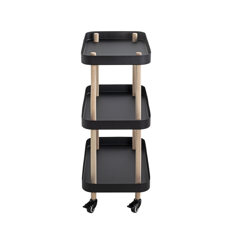 Aleyda Tray Top End Table, Black