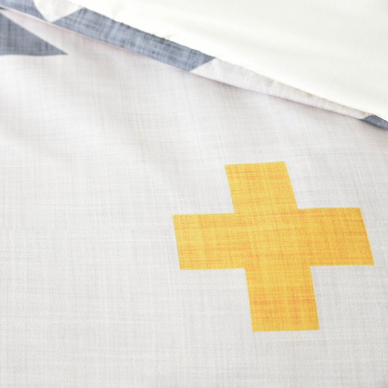 Holli Zollinger Geometric Shapes Duvet Cover, Twin/Twin XL Duvet Cover + 1 Standard Sham