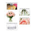 Arrangements floraux mixtes dans un vase