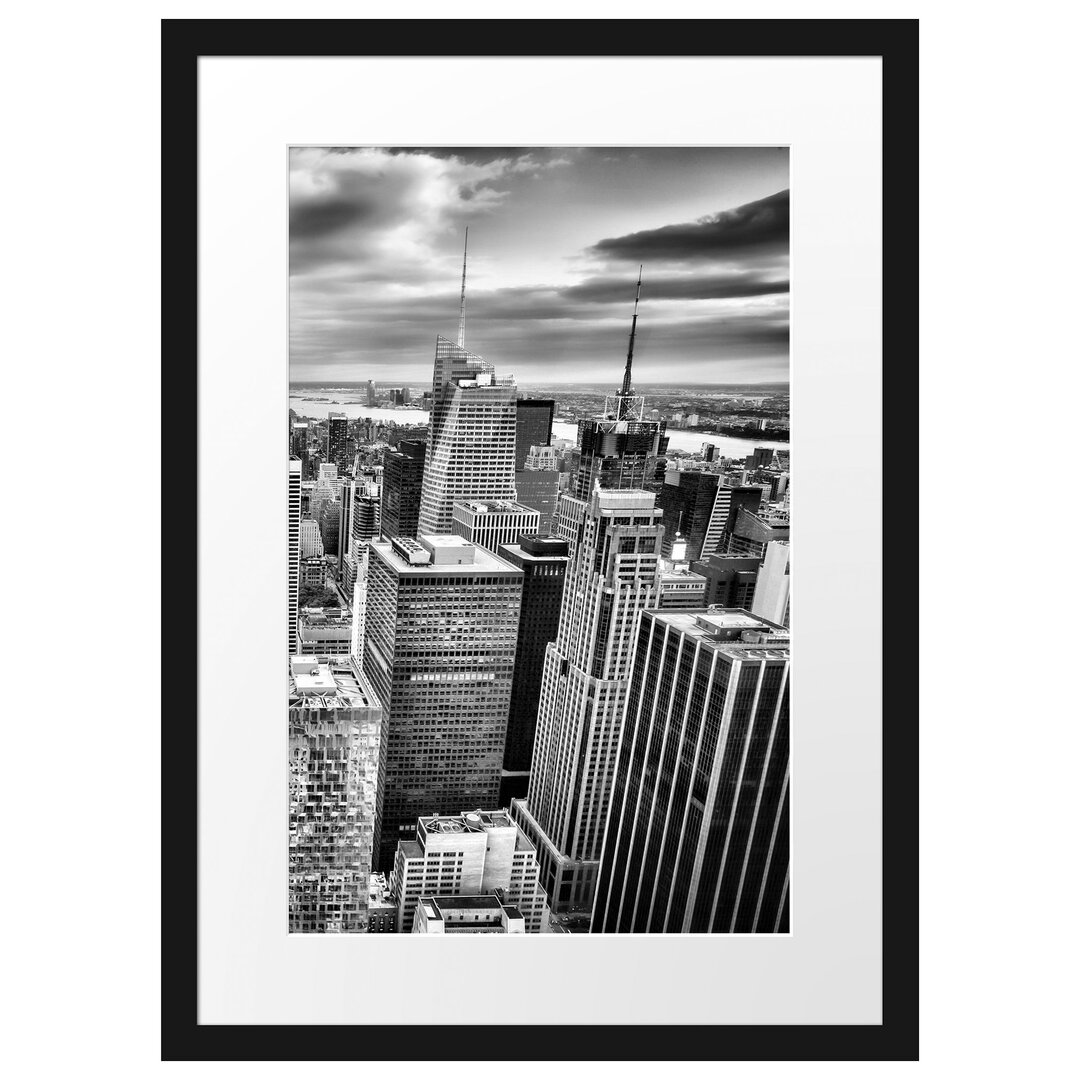 Gerahmtes Poster Skyline von New York