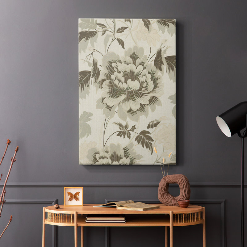 Impression florale rétro XXIII - galerie Cavas, H 18 po x l 12 po