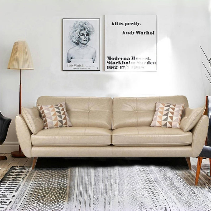 Modern Minimalist Classic Sofa, Beige