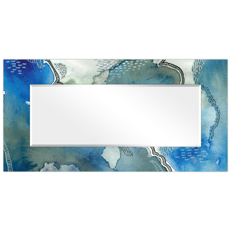 Miroir biseauté Chaim, 72 po x 36 po